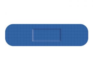 Detectaplast Superstretch Elastische Blauwe Pleister 19 x 72 mm - 100 stuks