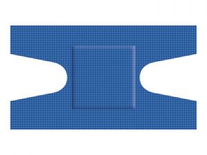 Detectaplast Superstretch Elastische Blauwe Kneukelpleister 68 x 38 mm - 50 stuks