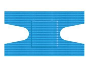Detectaplast Superstretch Waterbestendig Elastische Blauwe Kneukelpleister 68 x 38 mm - 50 stuks