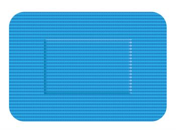 Detectaplast Superstretch Waterbestendig  Elastische Blauwe Pleister 50 x 72 mm - 50 stuks