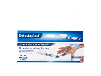 Detectaplast Dispenser Superstretch Waterbestendig Elastische Blauwe Pleister 180 x 20 mm - 50 stuks