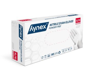 Hynex Nitril wegwerphandschoenen wit 3,5gr - 100 st/doosje
