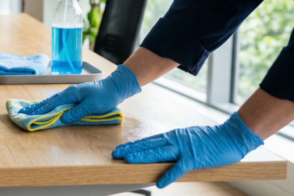 Nitril handschoenen schoonmaak